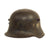 Original German WWII M18 Transitional Heer Army Double Decal Helmet with Partial Liner & Chinstrap - Size 64 Shell Original Items