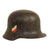 Original German WWII M18 Transitional Heer Army Double Decal Helmet with Partial Liner & Chinstrap - Size 64 Shell Original Items