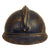 Original French WWI M1915 Horizon Blue Adrian Mountain Trooper Chasseurs Helmet With Soldat De La Grande Guerre Plaque - Complete Original Items