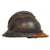 Original French WWI M1915 Horizon Blue Adrian Mountain Trooper Chasseurs Helmet With Soldat De La Grande Guerre Plaque - Complete Original Items