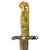 Original U.S. WWII French M1866 Chassepot Saber Bayonet Converted To Fighting Knife With Leather Scabbard - Named / Laundry Number Marked Original Items