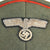 Original German WWII Army Heer Artillery Officer's Schirmmütze Visor Cap with Embroidered Bullion Insignia Original Items