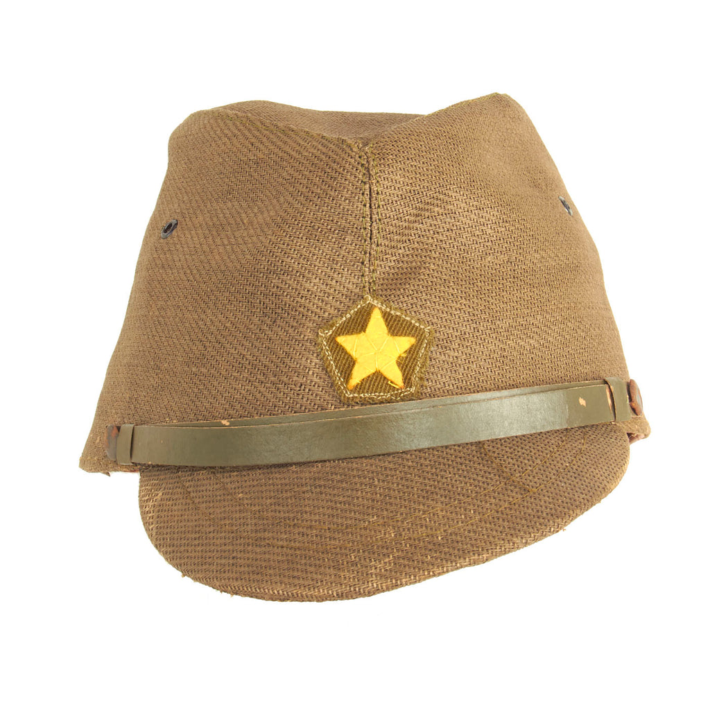 Original Japanese WWII Unissued Army Late Pattern Forage Cap with Paper Tag - dated 1943 Original Items