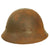 Original Imperial Japanese Army WWII Type 90 Civil Defense Helmet with Kanji Markings Original Items