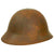 Original Imperial Japanese Army WWII Type 90 Civil Defense Helmet with Kanji Markings Original Items