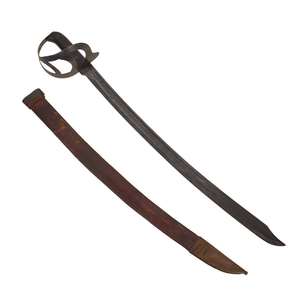 Original U.S. WWII US Navy Unmarked Milsco M-1941 Klewang Boarding Cutlass With Correct Scabbard Original Items