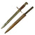 Original U.S. Philippine - American War Model 1892 Krag Rifle Bayonet and 1st Pattern Scabbard - Dated 1899 Original Items