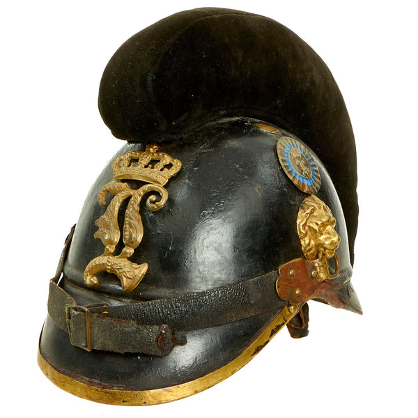Original 19th Century Bavarian Raupenhelm Cavalry Helmet from the Reig ...