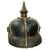 Original Imperial German WWI Prussian EM/NCO Infantry M1915 Pickelhaube Spiked Helmet With Regiment Markings - Complete Original Items