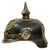Original Imperial German WWI Prussian EM/NCO Infantry M1915 Pickelhaube Spiked Helmet With Regiment Markings - Complete Original Items