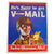 Original U.S. WWII “V • • • —” Victory Mail US Army Postal Service Promotional Poster - 22” x 28” Original Items
