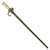 Original French WWI Lebel M.1886 Nickel Handle Cruciform Épée Bayonet with Steel Scabbard Original Items