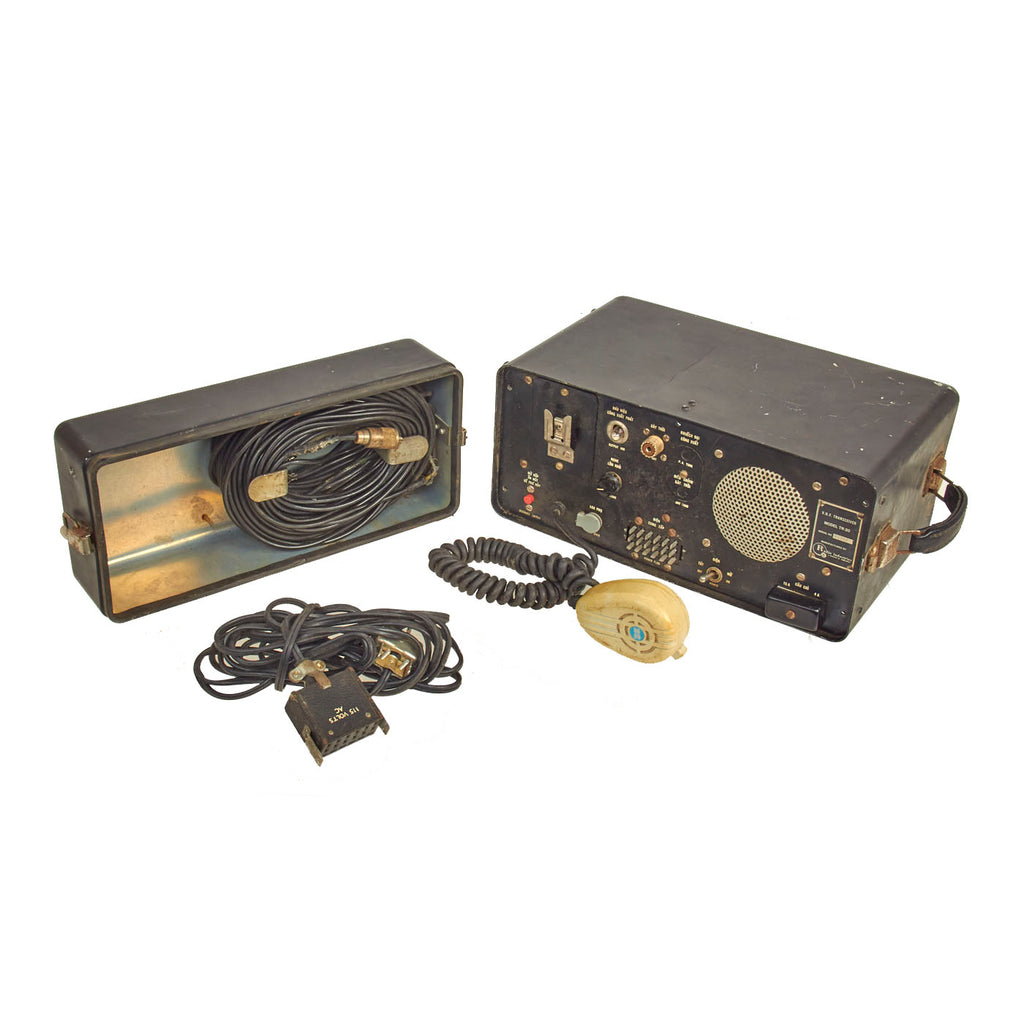 Original U.S. Vietnam War CIA “Village Radio Program” TR20 Hybrid Tube Transistor Base Station VHF Transceiver Original Items