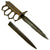 Original U.S. WWI Model 1918 Mark I Trench Knife by L. F. & C. with French Made Steel Scabbard Original Items