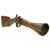 Original Ottoman Flintlock Blunderbuss Pistol with Brass Inlaid Full Stock and Silver Inlaid Barrel - circa 1810 Original Items