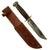 Original U.S. WWII RH PAL 36 MkII-Style Fighting Knife with Leather Belt Scabbard Original Items