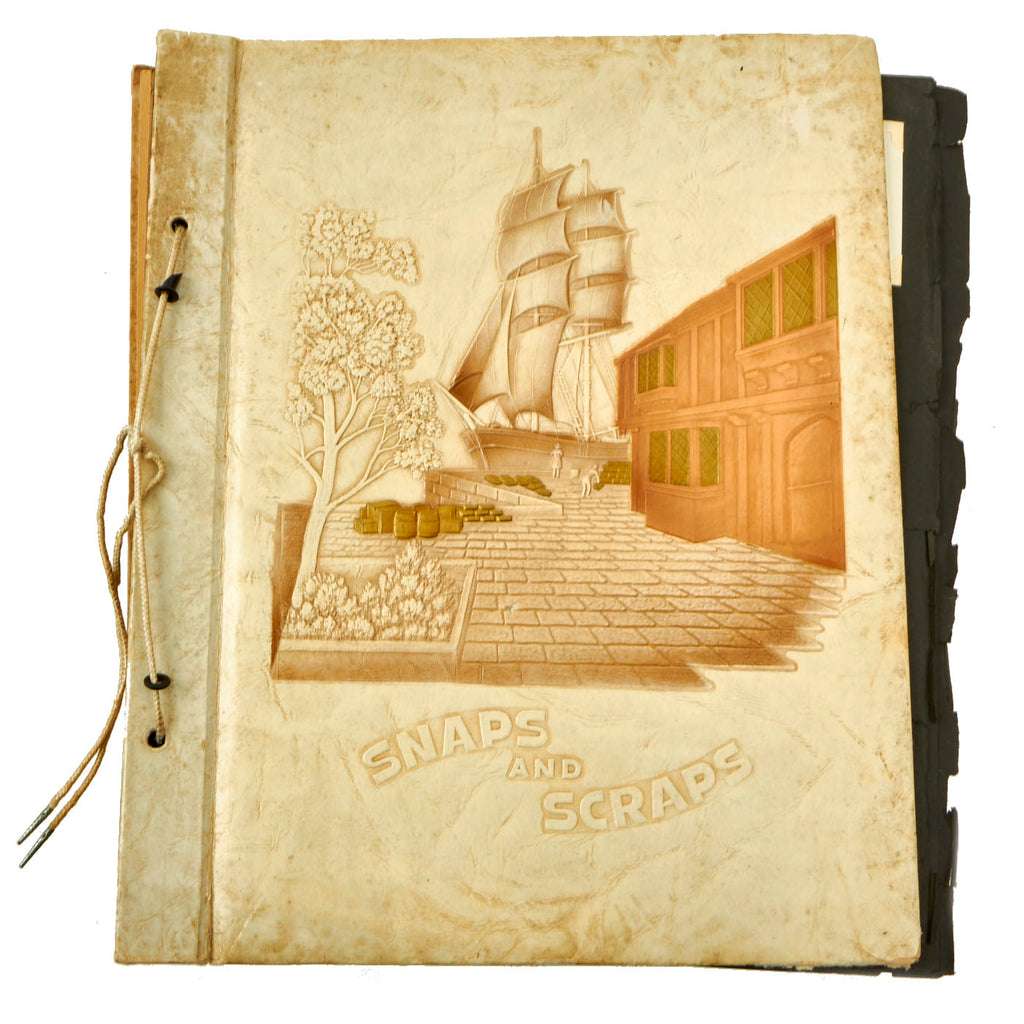 Original U.S. WWII Iwo Jima 95th NCB Naval Construction Battalion “Seabees” Photo Album Featuring 133 Photos Of Iwo Jima - Graphic Content Original Items
