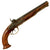 Original 19th Century German Double Barrel “Howdah” Large 13 Bore Percussion Pistol with Full Stock Original Items