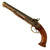 Original 19th Century German Double Barrel “Howdah” Large 13 Bore Percussion Pistol with Full Stock Original Items