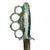 Original U.S. WWII Rare Everitt Green Handle Knuckle Fighting Knife With M8 Scabbard Original Items