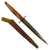 Original British WWII Custom 3rd Pattern Fairbairn Sykes Fighting Knife With Curly Maple Wood Handle and Leather Scabbard Original Items