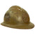 Original Peruvian WWII French Model 1926 Adrian Infantry Helmet with “Sun Emblem” Badge On The Front - Shell Only Original Items