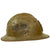 Original Peruvian WWII French Model 1926 Adrian Infantry Helmet with “Sun Emblem” Badge On The Front - Shell Only Original Items
