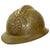 Original Peruvian WWII French Model 1926 Adrian Infantry Helmet with “Sun Emblem” Badge On The Front - Shell Only Original Items