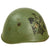 Original WWII Italian M33 Helmet marked with Eagle & Crossed Flags Stencil - stamped P99 Original Items