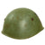 Original WWII Italian M33 Helmet marked with Eagle & Crossed Flags Stencil - stamped P99 Original Items