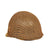 Original U.S. WWII 1945 M1 McCord Rear Seam Swivel Bale Helmet with Firestone Liner and Helmet Net Original Items