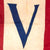 Original U.S. WWII “V” For Victory Homefront Vertical Hanging Flag - 30” x 47” Original Items