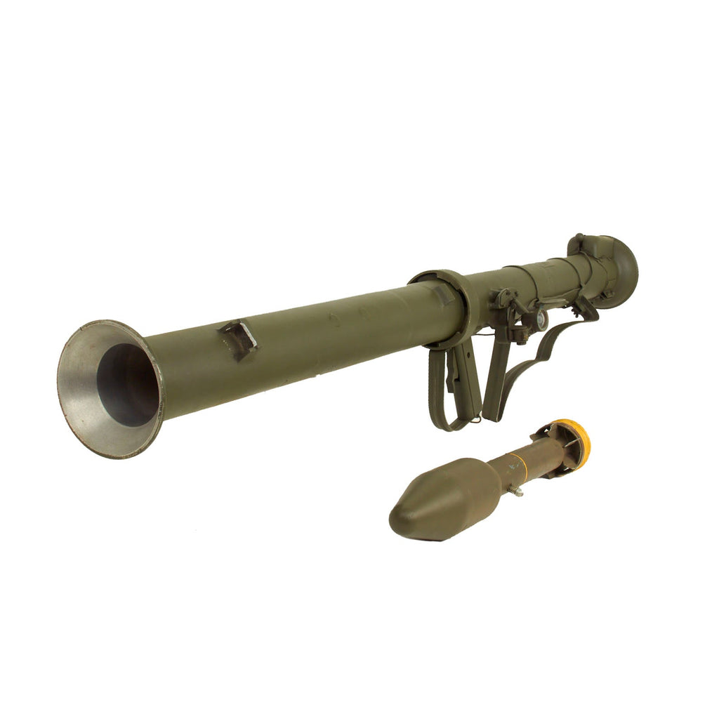 Original U.S. M20 A1B1 3.5 Inch Super Bazooka Rocket Launcher with INERT Practice Round Original Items