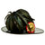 Original WWII Italian 3rd Bersaglieri Regiment Infantry Officer Dress Hat with Feather Plume Original Items