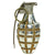 Original U.S. WWII MkII Inert Chromed Practice Pineapple Fragmentation Hand Grenade Original Items