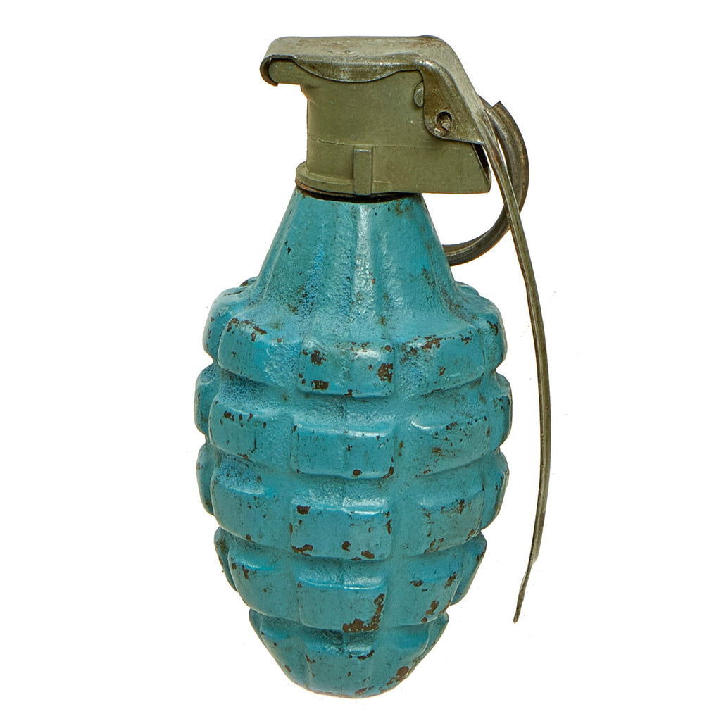 Original U.S. Pre WWII M21 Inert Practice Pineapple Fragmentation Training Hand Grenade Original Items