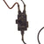 Original German WWII Panzer Armored Vehicle Model B Headset with Throat Mic Original Items