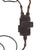 Original German WWII Panzer Armored Vehicle Model B Headset with Throat Mic Original Items