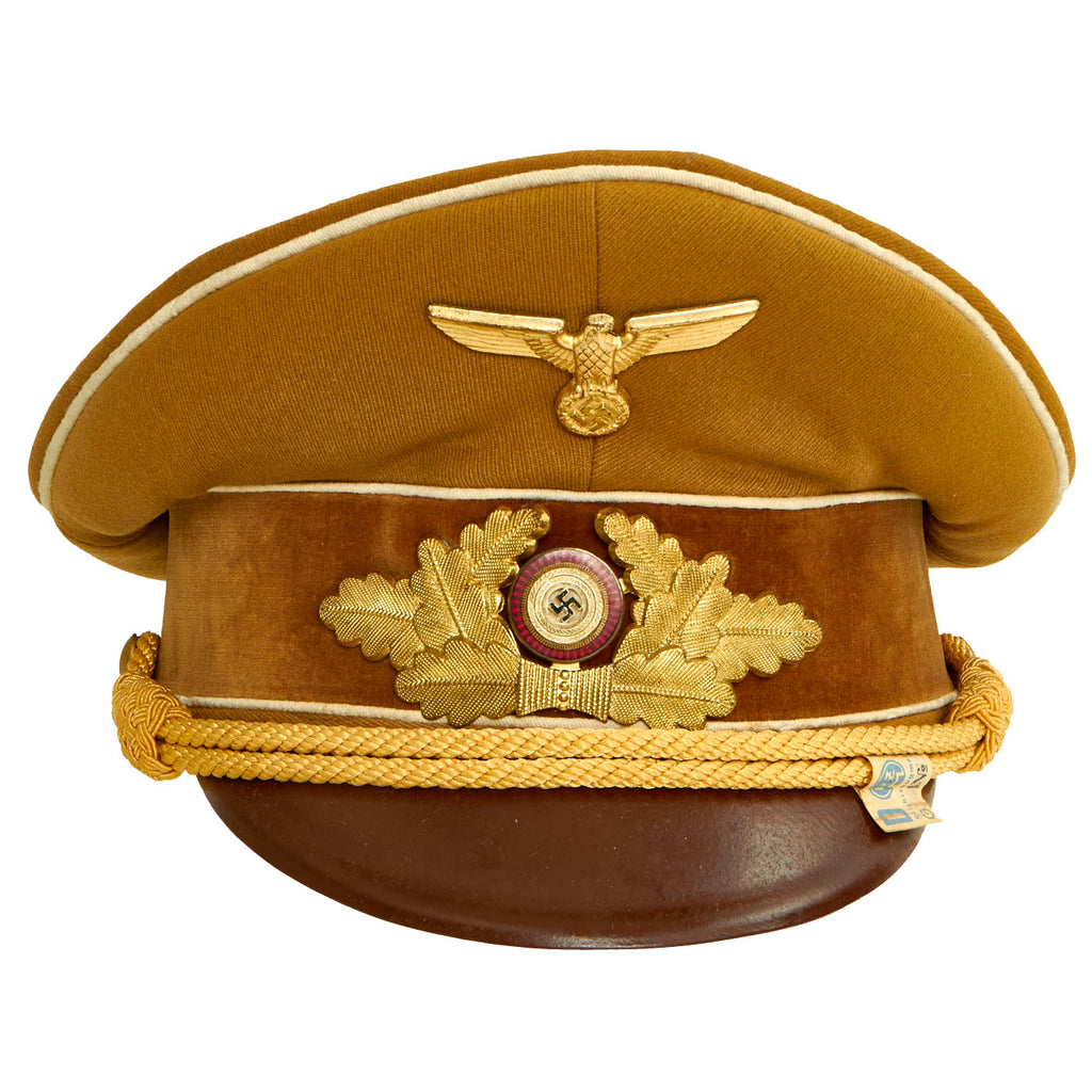 Original German WWII NSDAP Kreisleitung District Political Leader's Visor Cap - Size 56 Original Items