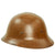Original Japanese WWII Late War Last Ditch Type 92 Army Combat Helmet with Liner and Chinstrap - Tetsubo Original Items
