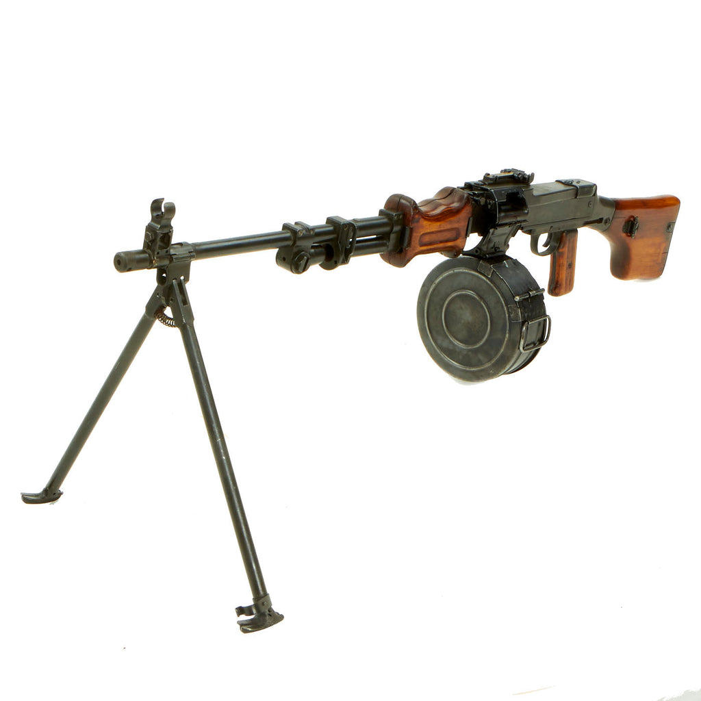 Original Soviet RPD 44 7.62mm Display Light Machine Gun with Belt Drum and Toolkit Original Items