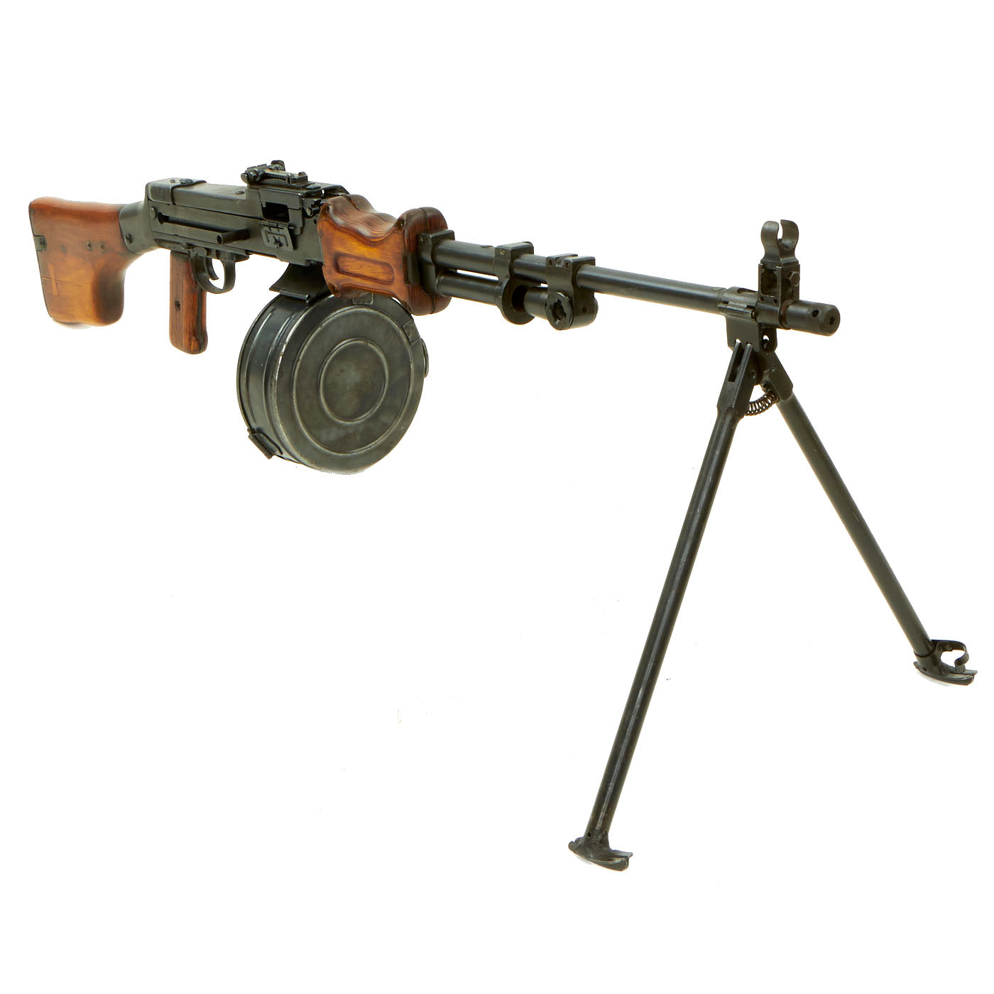 Sovier Rpd Original Soviet RPD 44 7.62mm Display Light Machine Gun with Belt Drum ...