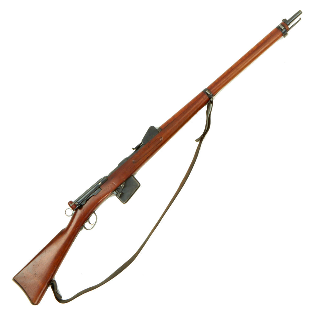 Original Swiss First Model 1889 Schmidt-Rubin Magazine Infantry Rifle with Leather Sling - Serial 74001 Original Items