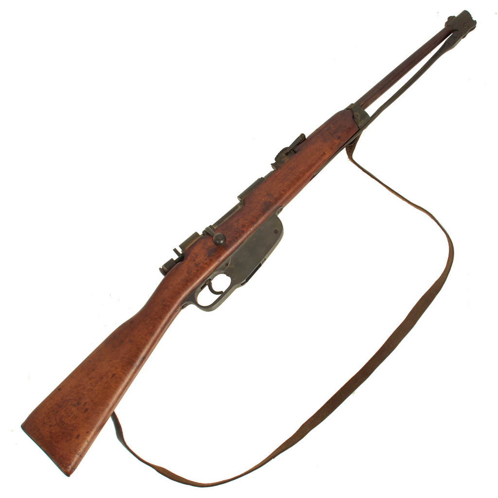 Original Italian WWII GIL Fascist Youth Blank Firing Child-sized Carcano M1891 Carbine with Sling - dated 1939 Original Items