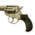 Original U.S. Colt M1877 .38cal Nickel-Plated Lightning Revolver with 4 1/2" Barrel made in 1896 - Serial 104824 Original Items
