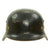 Original German WWII 1939 dated Luftwaffe M35 Double Decal Steel Helmet with 56cm Liner - marked EF64 Original Items