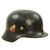 Original German WWII 1939 dated Luftwaffe M35 Double Decal Steel Helmet with 56cm Liner - marked EF64 Original Items