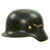 Original German WWII 1939 dated Luftwaffe M35 Double Decal Steel Helmet with 56cm Liner - marked EF64 Original Items