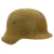 Original German WWII M42 Textured Sand Camouflage Helmet with 58cm Liner & Chinstrap - stamped ckl66 Original Items