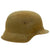 Original German WWII M42 Textured Sand Camouflage Helmet with 58cm Liner & Chinstrap - stamped ckl66 Original Items
